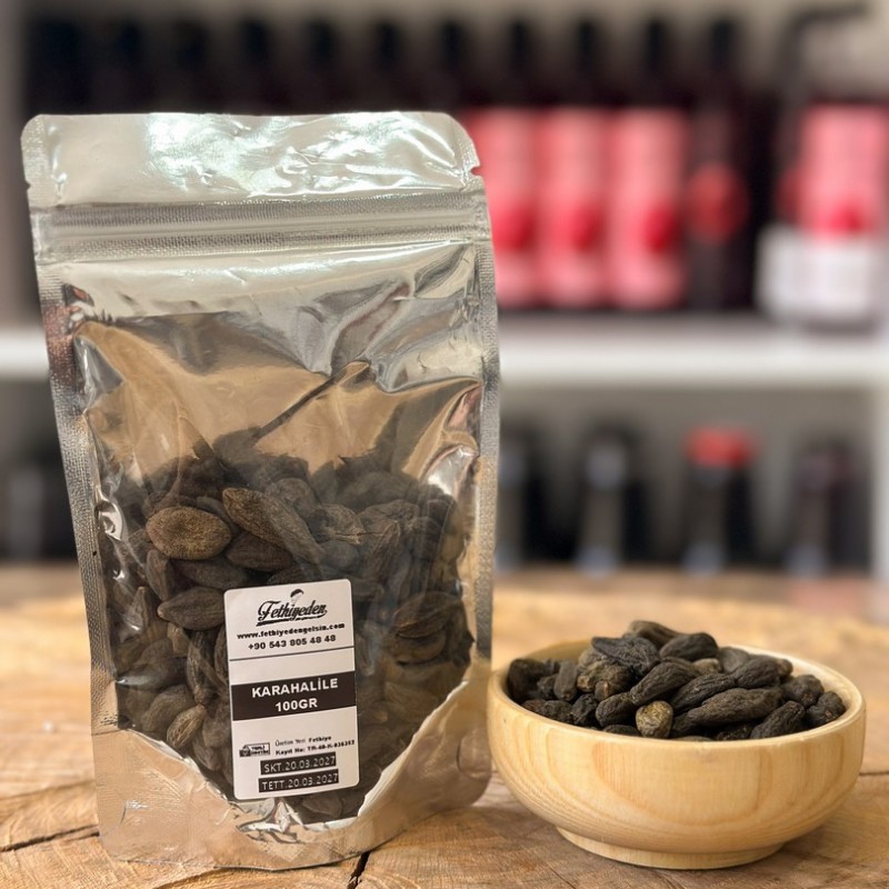 Doğal Kara Halile 100 Gr – Katkısız, Kurutulmuş ve Sindirim Dostu Bitki