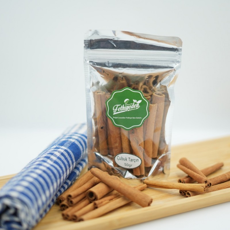 Doğal Çubuk Tarçın 50 Gr – Katkısız, Aromatik ve Sıcak Baharat