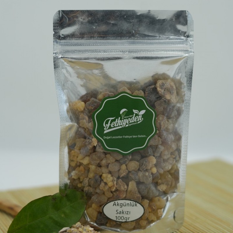 Doğal Akgünlük Sakızı 100 Gr – Katkısız, Saf ve Geleneksel Şifa Reçinesi