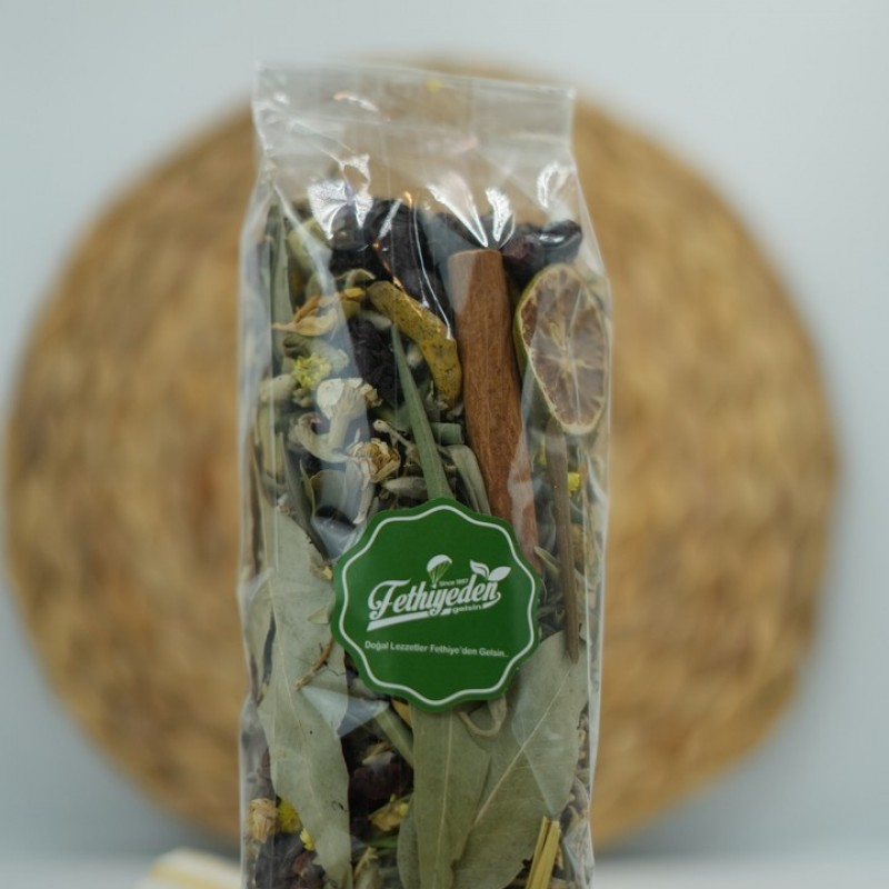 Doğal Kış Çayı 200 Gr – Katkısız, Zengin İçerikli ve Aromatik Bitki Karışımı